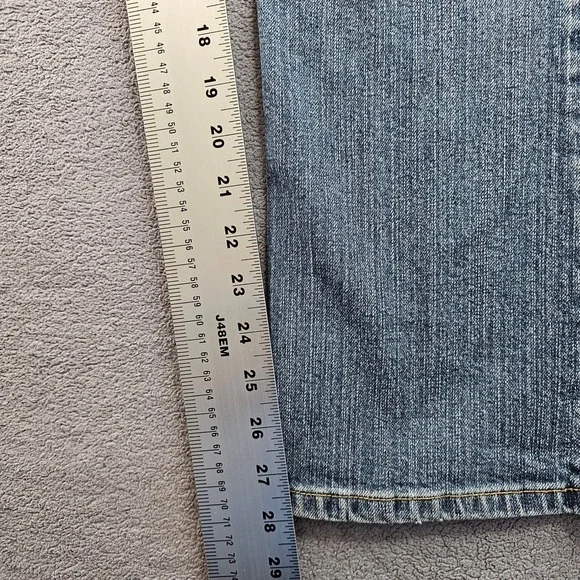 Signature by Levi Strauss & Co. Bootcut Jeans Women's 10 Blue Stretch Low Rise - Picture 4 of 15